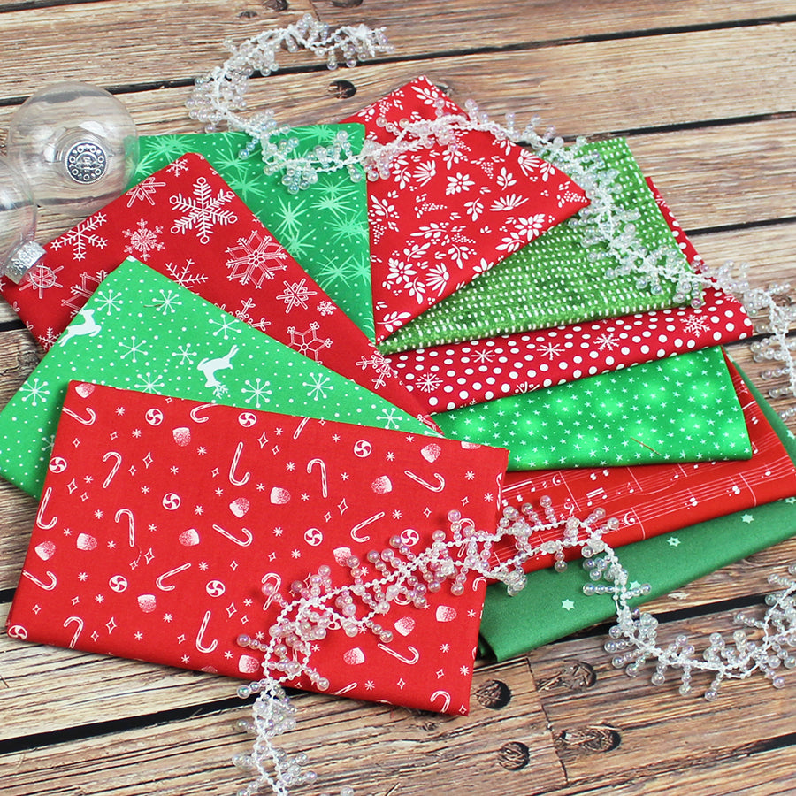 Holiday Blenders Fat Quarter Bundle from Fort Worth Fabric Studio