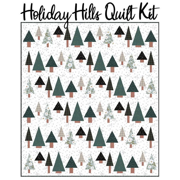 Holiday Hills Quilt Kit with Winter Dreams from Figo