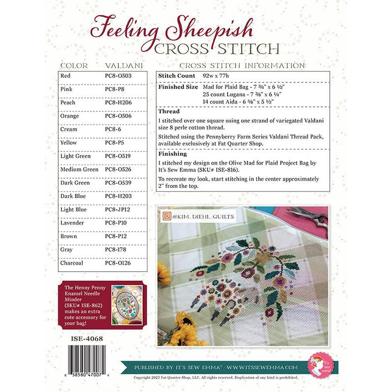Feeling Sheepish Cross Stitch Pattern by It's Sew Emma