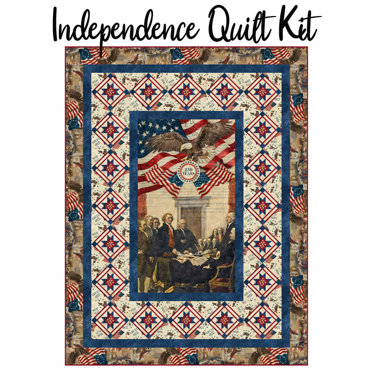 Independence Quilt Kit with Stonehenge America 250 from Northcott