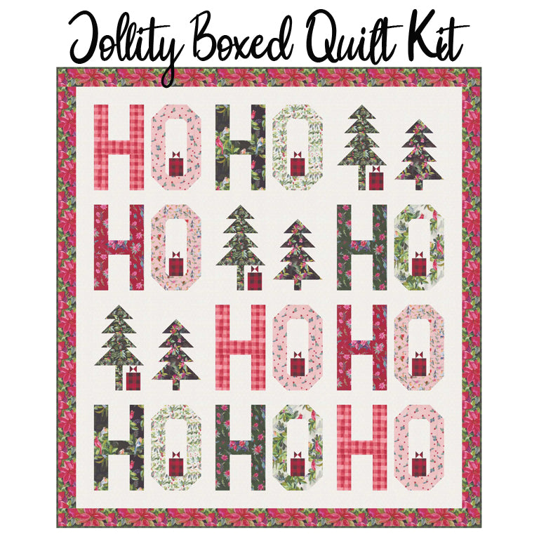 Jollity Boxed Quilt Kit with Love & Cheer from Moda