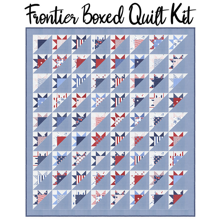 Frontier Boxed Quilt Kit with Star Spangled from Moda