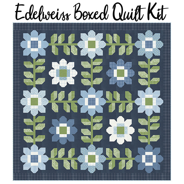 Edelweiss Boxed Quilt Kit with Shoreline from Moda