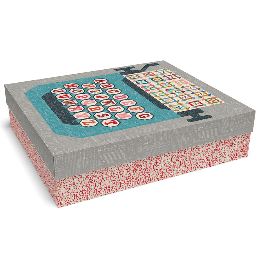 Just My Type Boxed Quilt Kit with TYPE/ography from Riley Blake