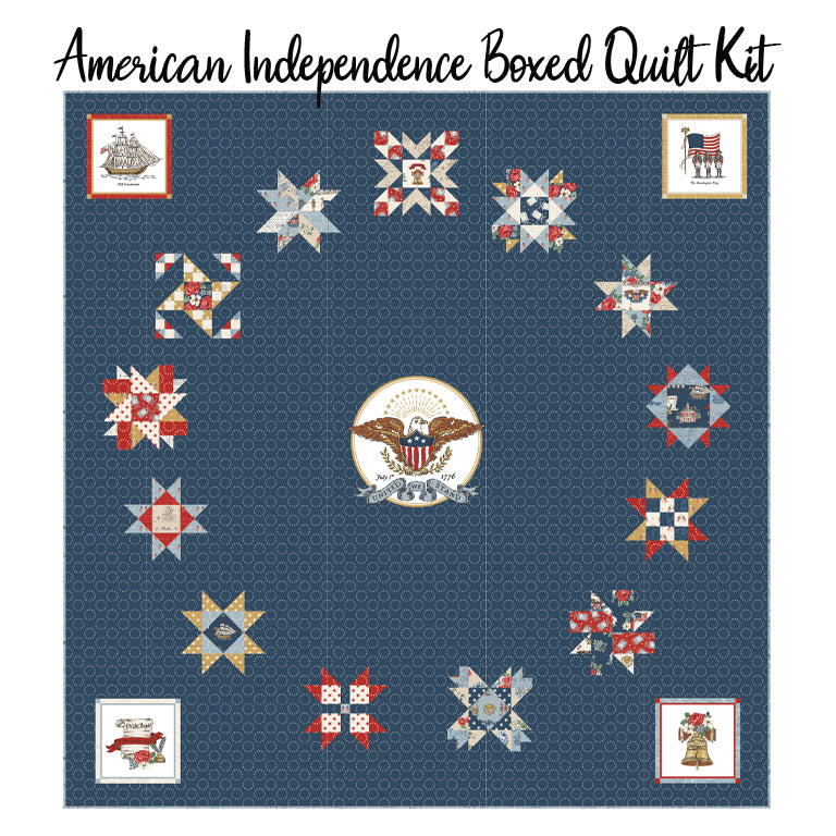 American Independence Boxed Quilt Kit with Independence from Riley Blake
