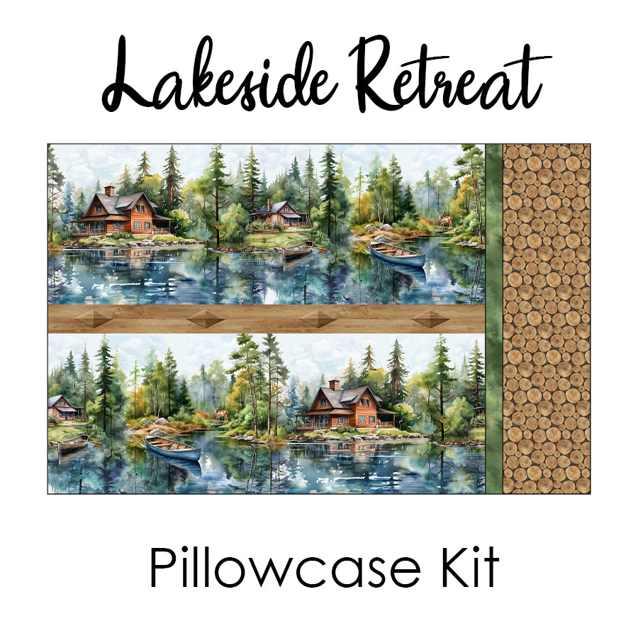 Lakeside Retreat Pillowcase Kit from Northcott