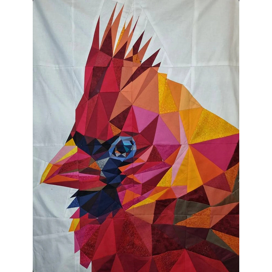 Legit Cardinal Foundation Paper Pieced Quilt Pattern by Legit Kits Design
