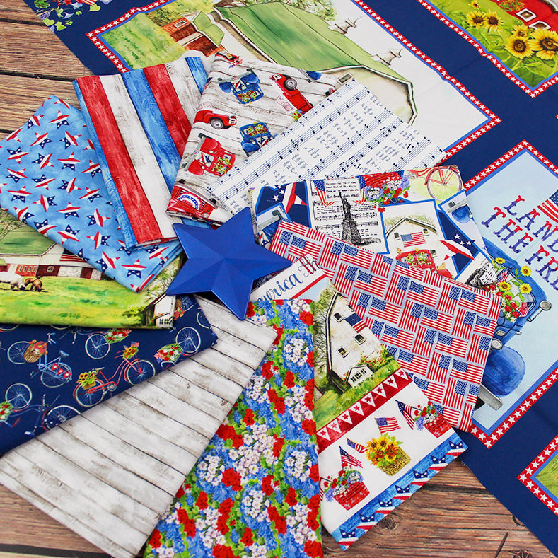 Liberty Barn Fat Quarter + Panel Bundle