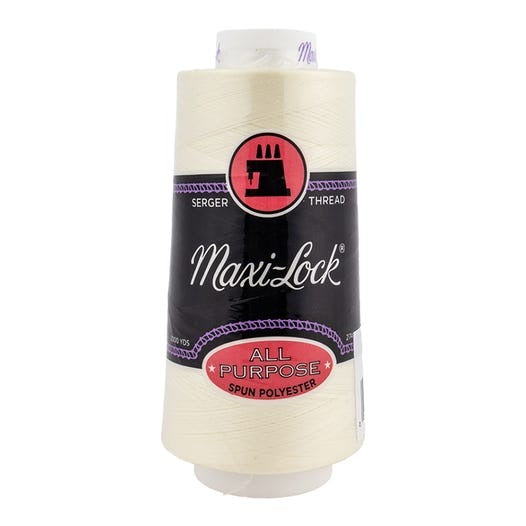 Maxi-Lock All Purpose Serger Thread Cone Eggshell
