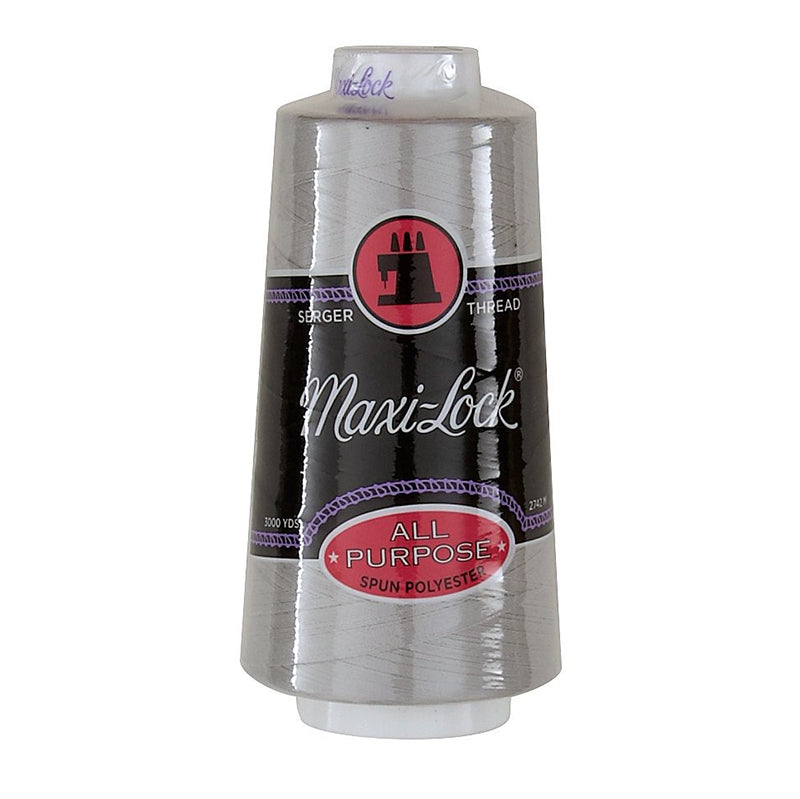 Maxi-Lock All Purpose Serger Thread Cone Silver