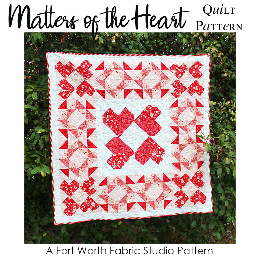 Matters of the Heart Quilt Pattern PDF Download