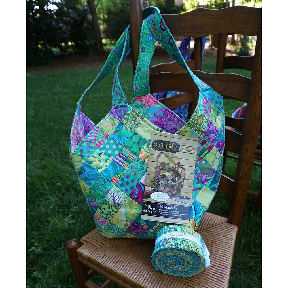 Mondo Bag Meadow Quilt Kit with Kaffe Fassett Collective from Free Spirit