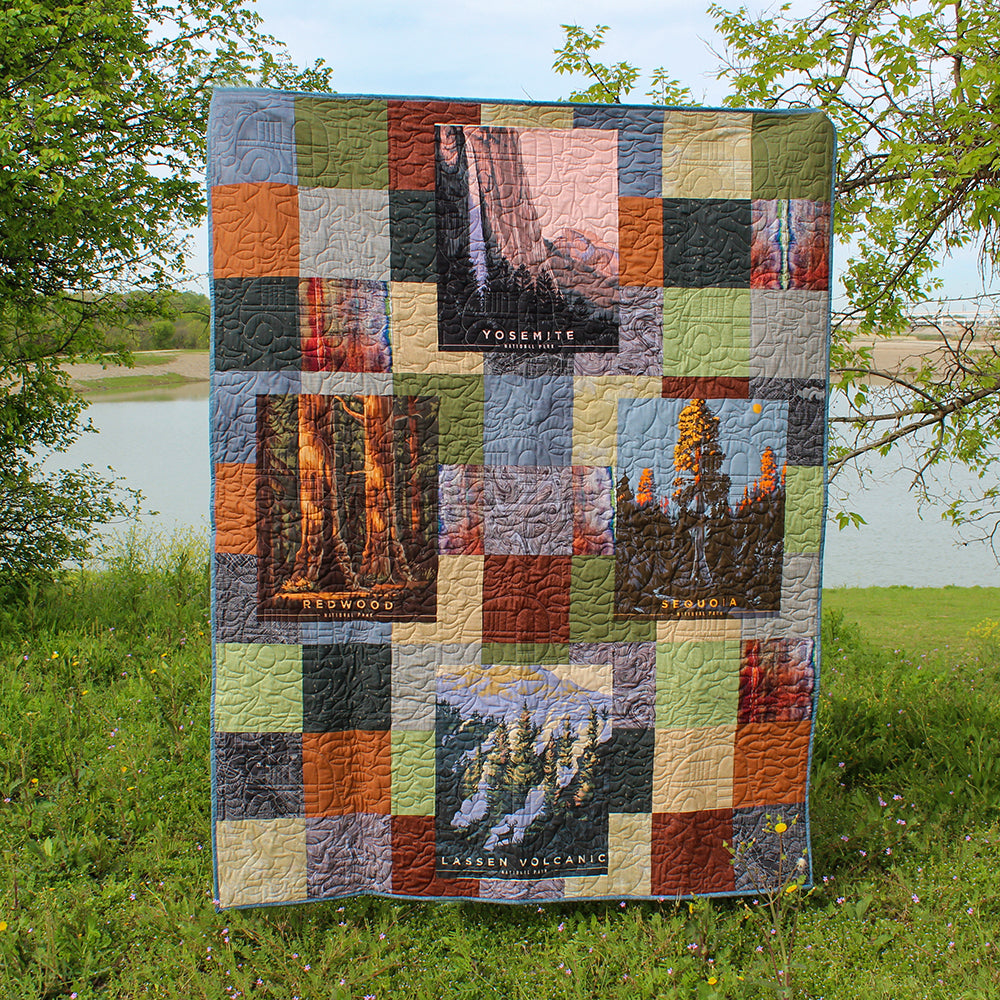 Picture Perfect Quilt Kit with Riley Blake National Parks Panel