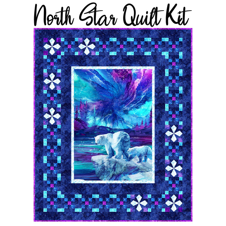 North Star Quilt Kit with Illuminations from Northcott