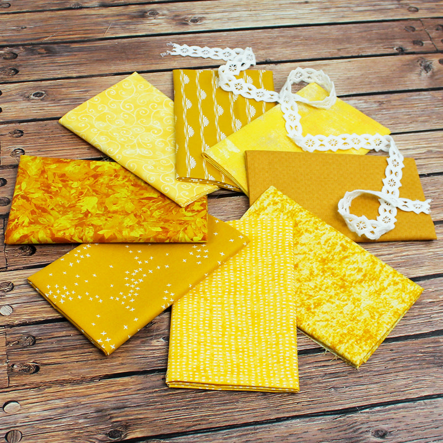 November Yellow Topaz Gemstone Fat Quarter Bundle from Fort Worth