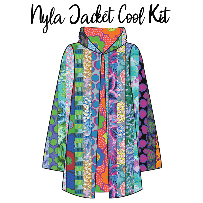 Nyla Jacket Cool Kit with Kaffe Fassett Collective Fall 2025 from Free Spirit
