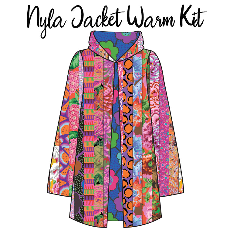 Nyla Jacket Warm Kit with Kaffe Fassett Collective Fall 2025 from Free Spirit