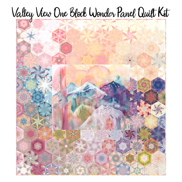 Valley View One Block Wonder Panel Quilt Kit from Henry Glass