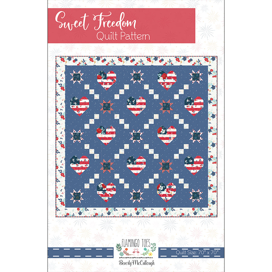 Sweet Freedom Quilt Pattern by Flamingo Toes