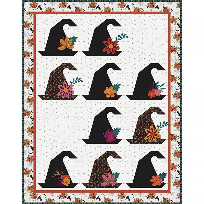 Witch's Hat Quilt Pattern by Jennifer Long Fort Worth Fabric Studio