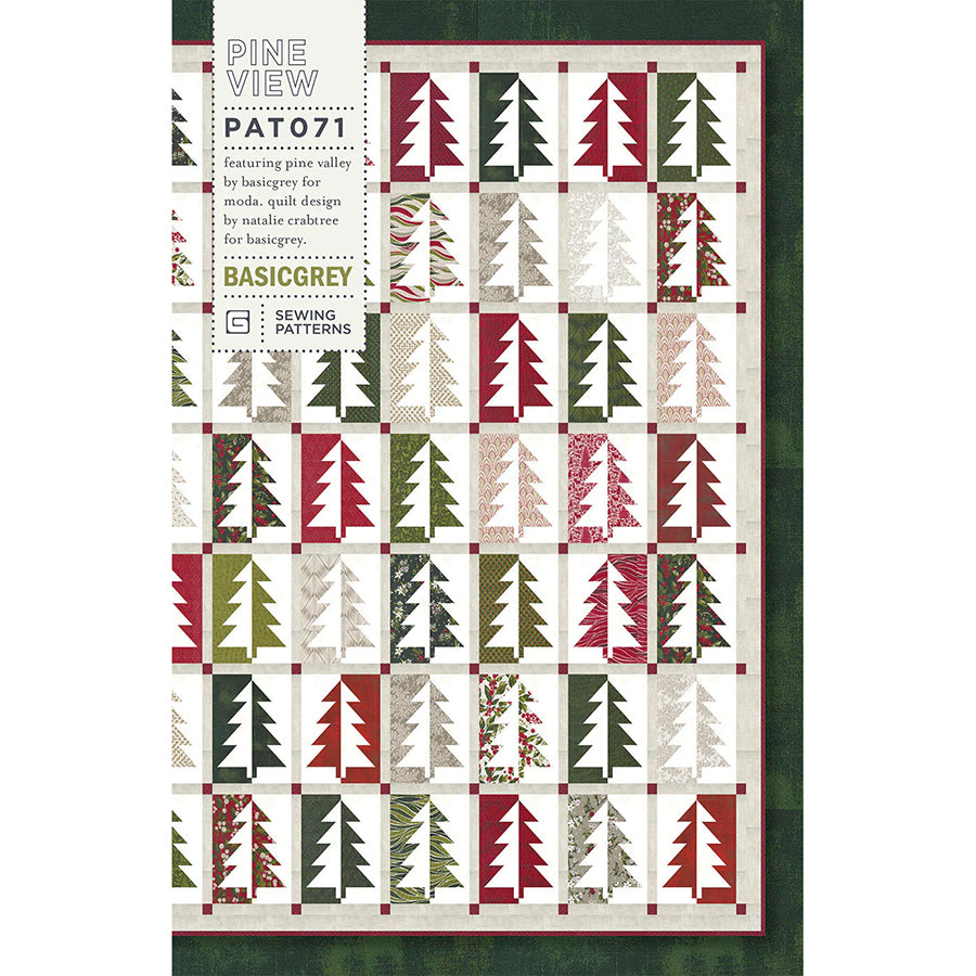 Pine View Quilt Pattern by BasicGrey