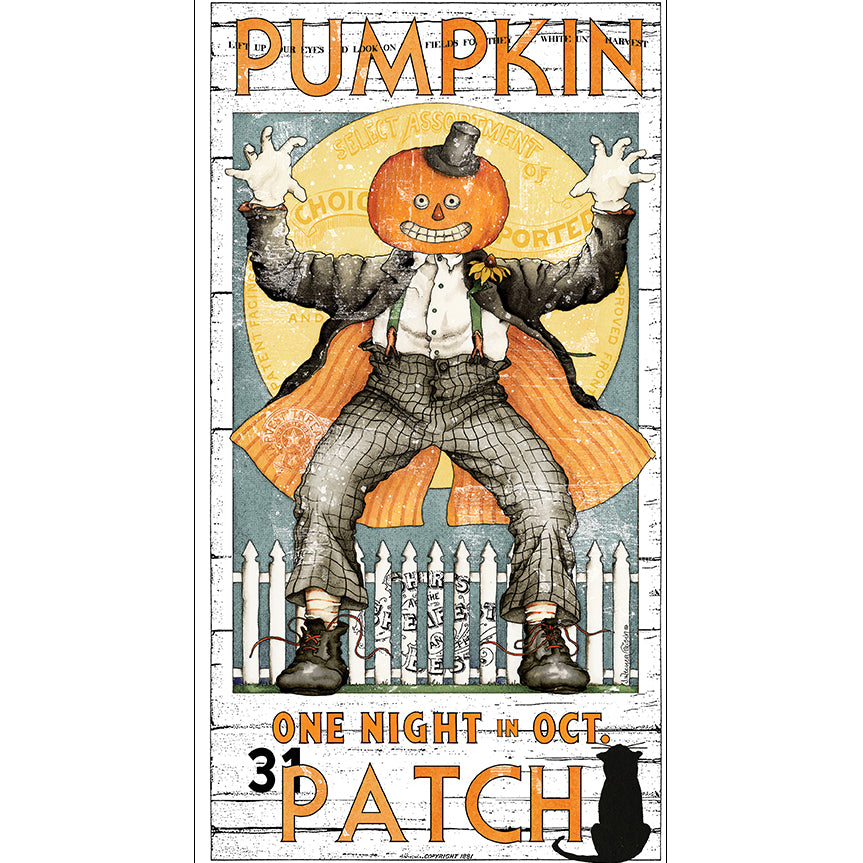 Pumpkin Patch 24" Pumpkin Poster Panel Multi