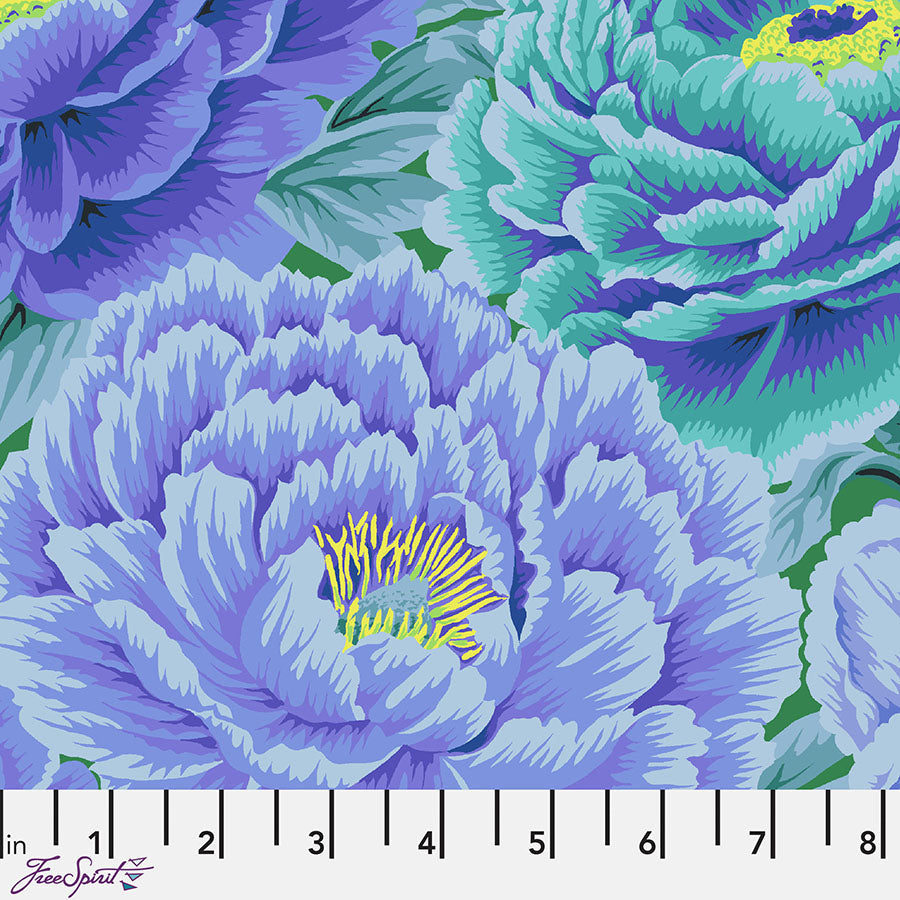 Kaffe Fassett Collective Tibetan Peony Blue