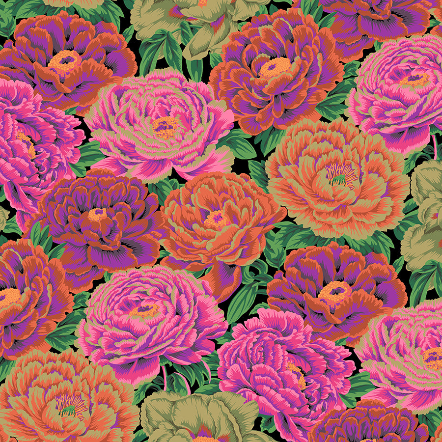 Kaffe Fassett Collective Tibetan Peony Red