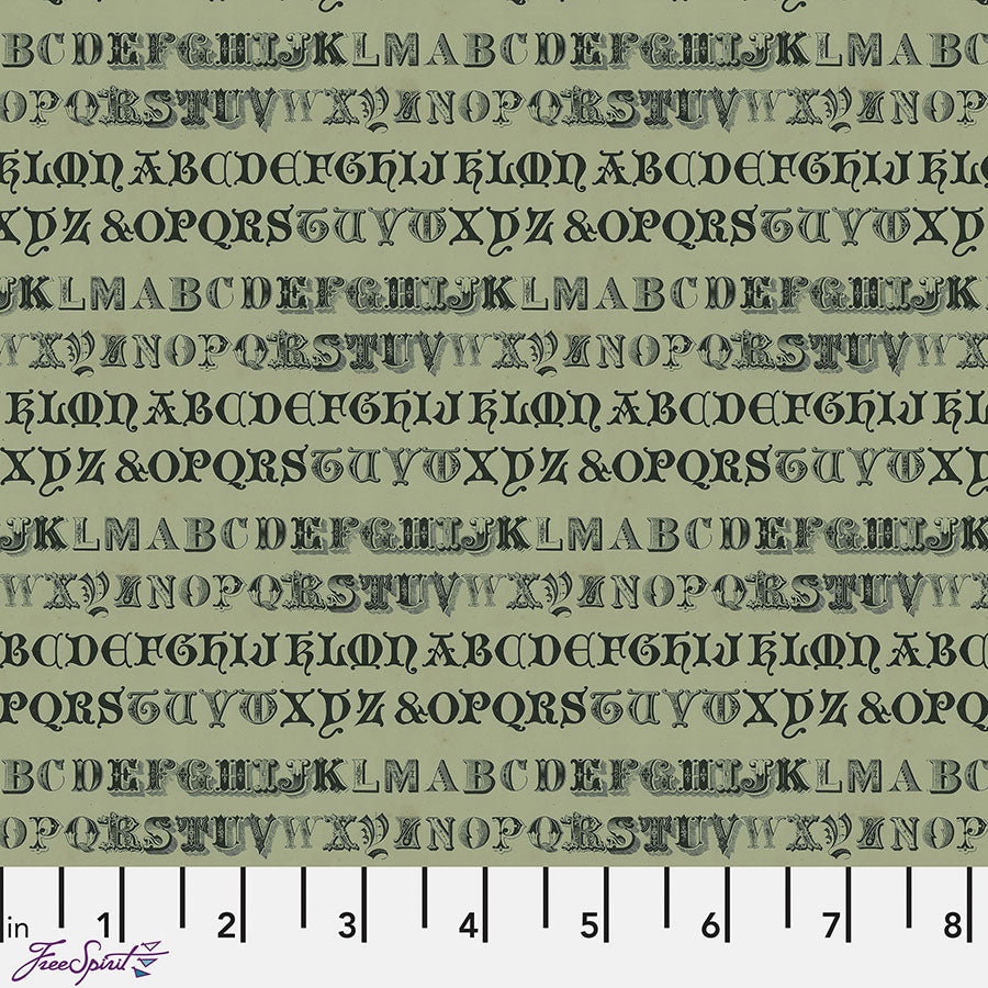 Eclectic Elements Palette - Green Typography Green