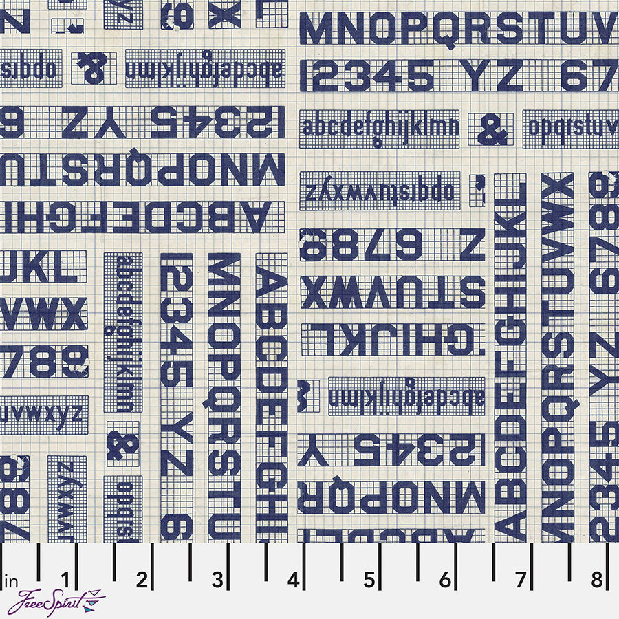 Eclectic Elements Palette - Indigo Typography Indigo