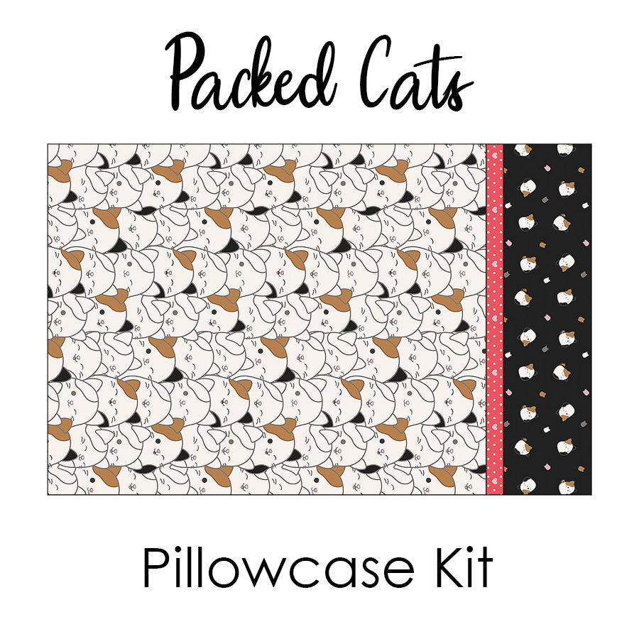 Squishmallows - Packed Cats - Pillowcase Kit from Northcott