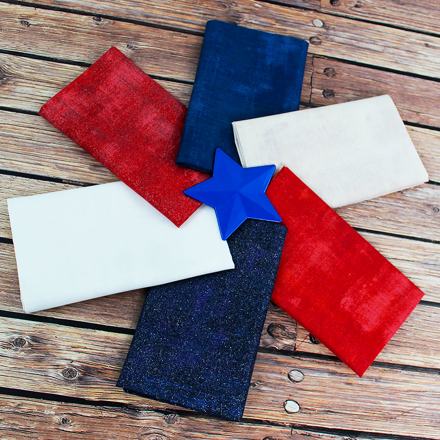 Moda Grunge Patriot's Palette  Fat Quarter Bundle