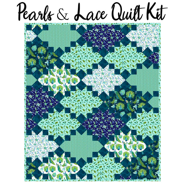 Pearls & Lace Quilt Kit with Promenade from Windham