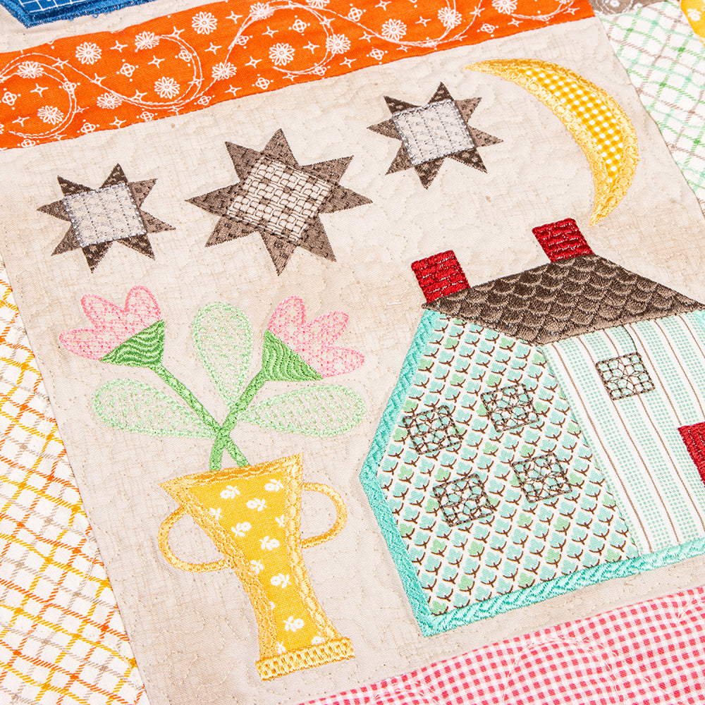 Machine Embroidery USB Prim Quilt by Lori Holt for Riley Blake