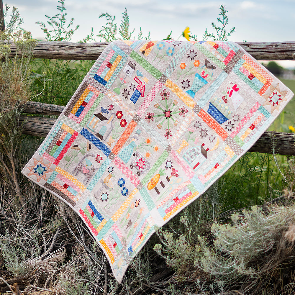 Machine Embroidery USB Prim Quilt by Lori Holt for Riley Blake