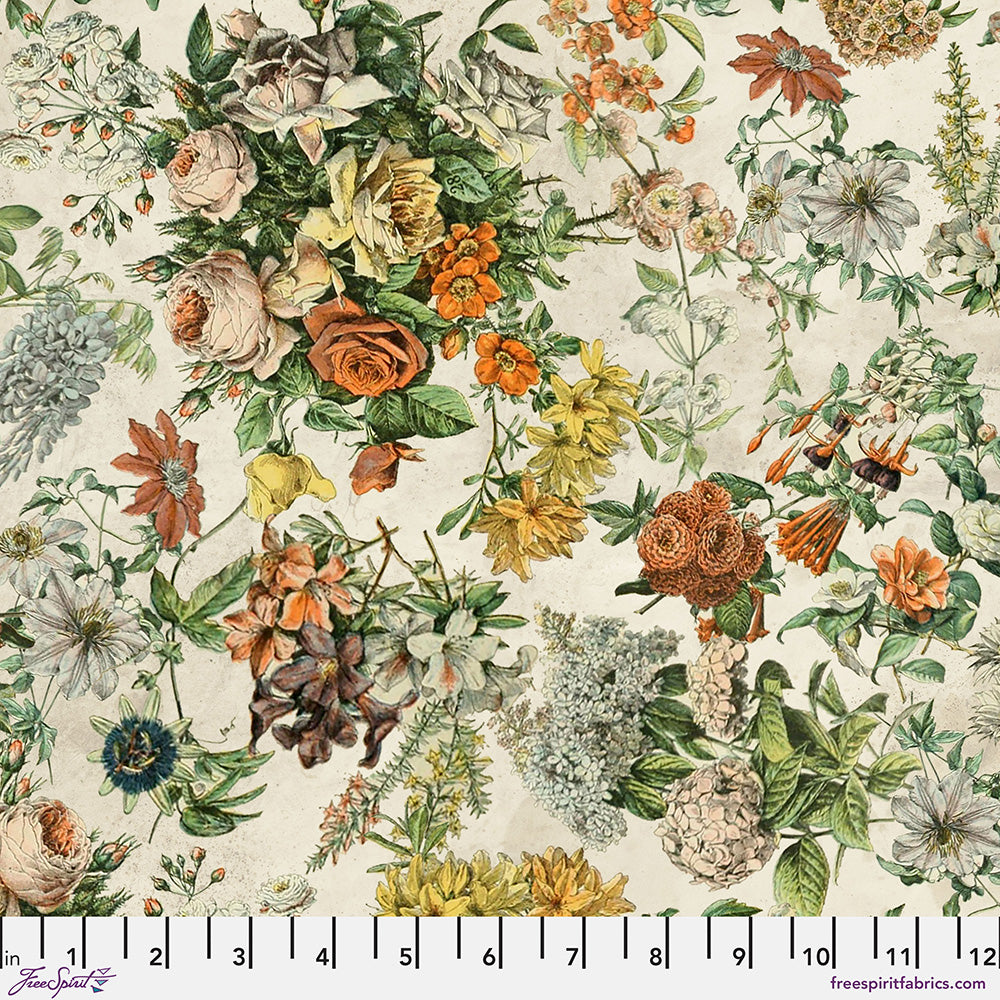 108" Wide Quilt Backing Palette Botanical