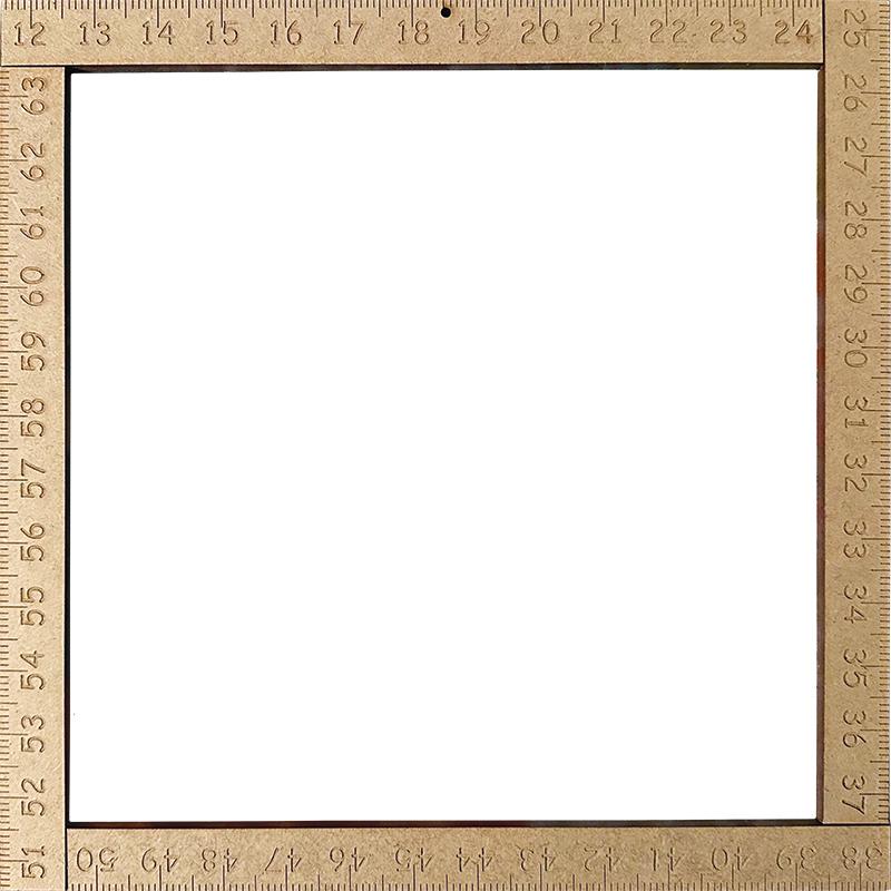 Just A Little Box Wood Frame Ruler 10"