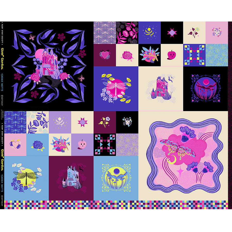 Glow Garden 36" Fairytale Panel Multi