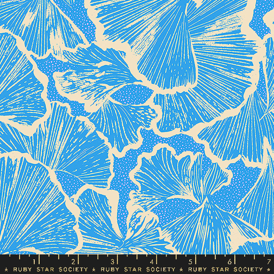 Glow Garden Ginko Florals Lindley Blue