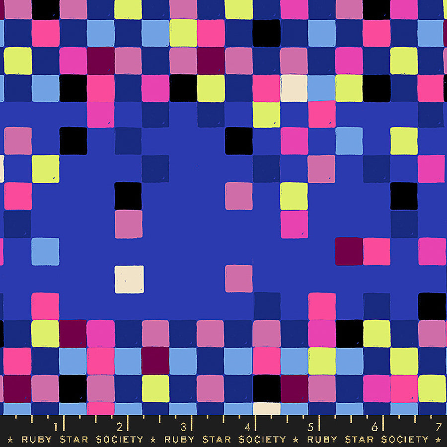 Glow Garden Pixel Squares Blacklight