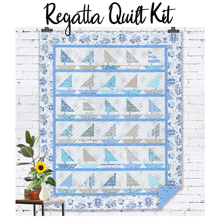 Regatta Quilt Kit with Sandy Toes from Clothworks