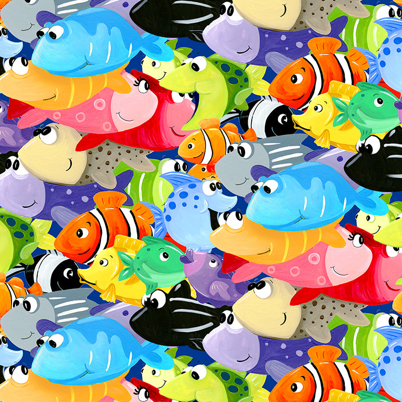 Under the Sea All Over Fish Multi