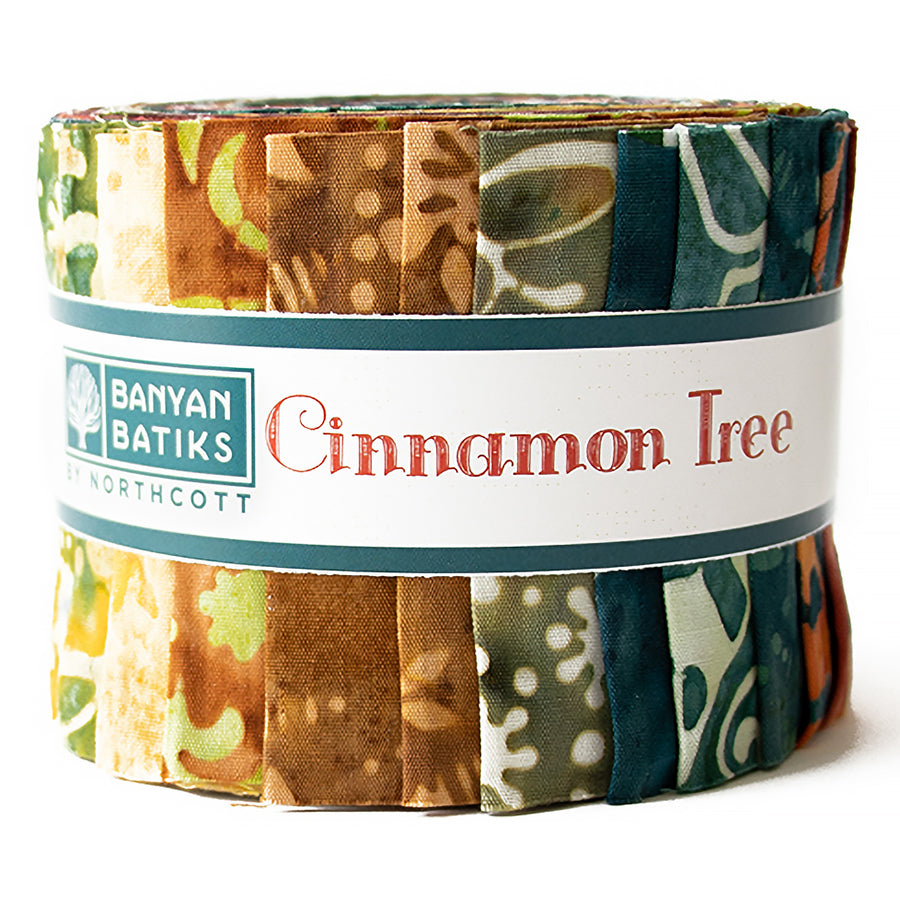 Cinnamon Tree Batiks 2.5" Strips