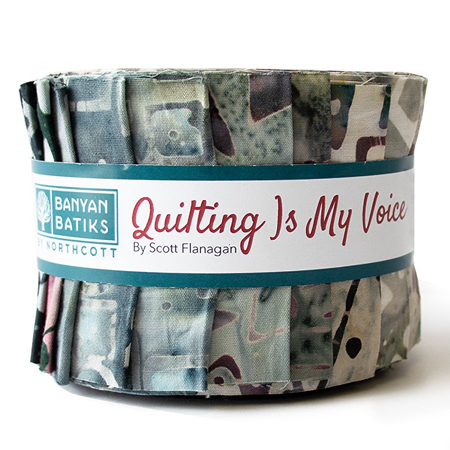 Quilting Is My Voice Batiks 2.5" Strips