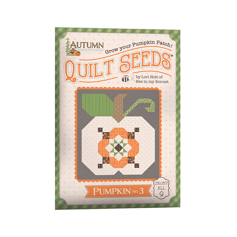 Autumn Quilt Seeds Pumpkin Pattern No. 3