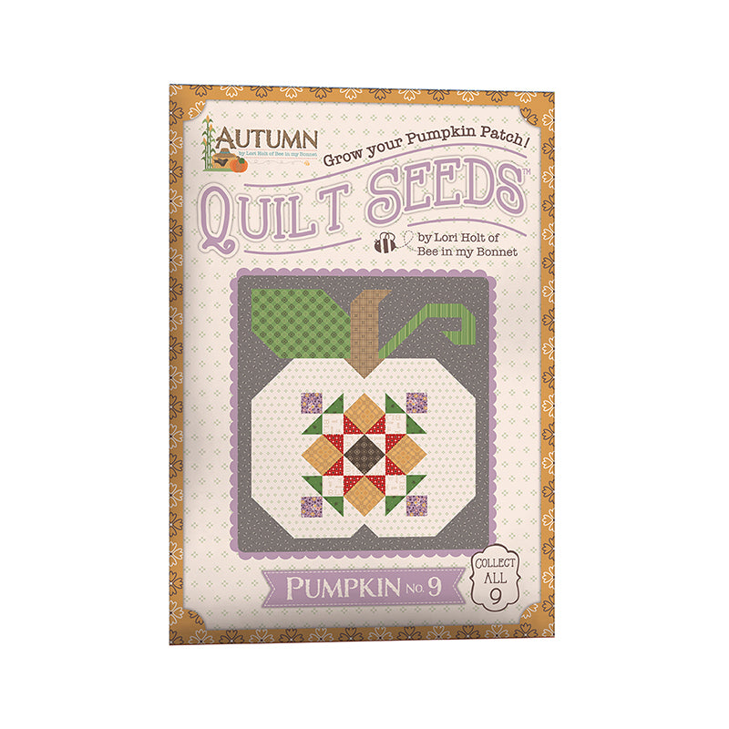 Autumn Quilt Seeds Pumpkin Pattern No. 9