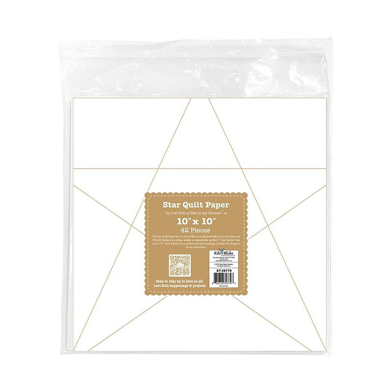 Lori Holt 10" Star Iron-On Quilt Paper by Riley Blake