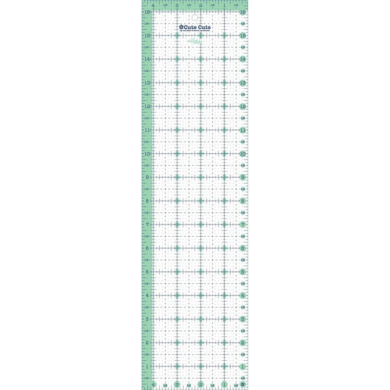 Lori Holt 4 ½" x 16 ½" Cute Cuts Ruler by Riley Blake