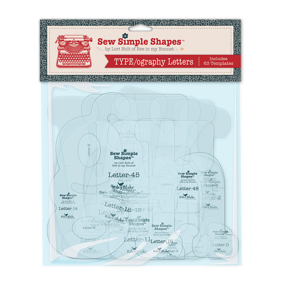 TYPE/ography Letters Sew Simple Shapes by Lori Holt