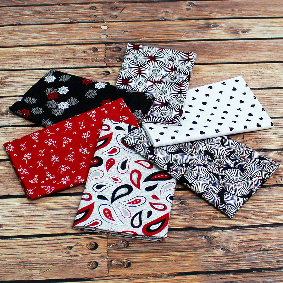 Scarlet Story Fat Quarter Bundle from Blank Quilting